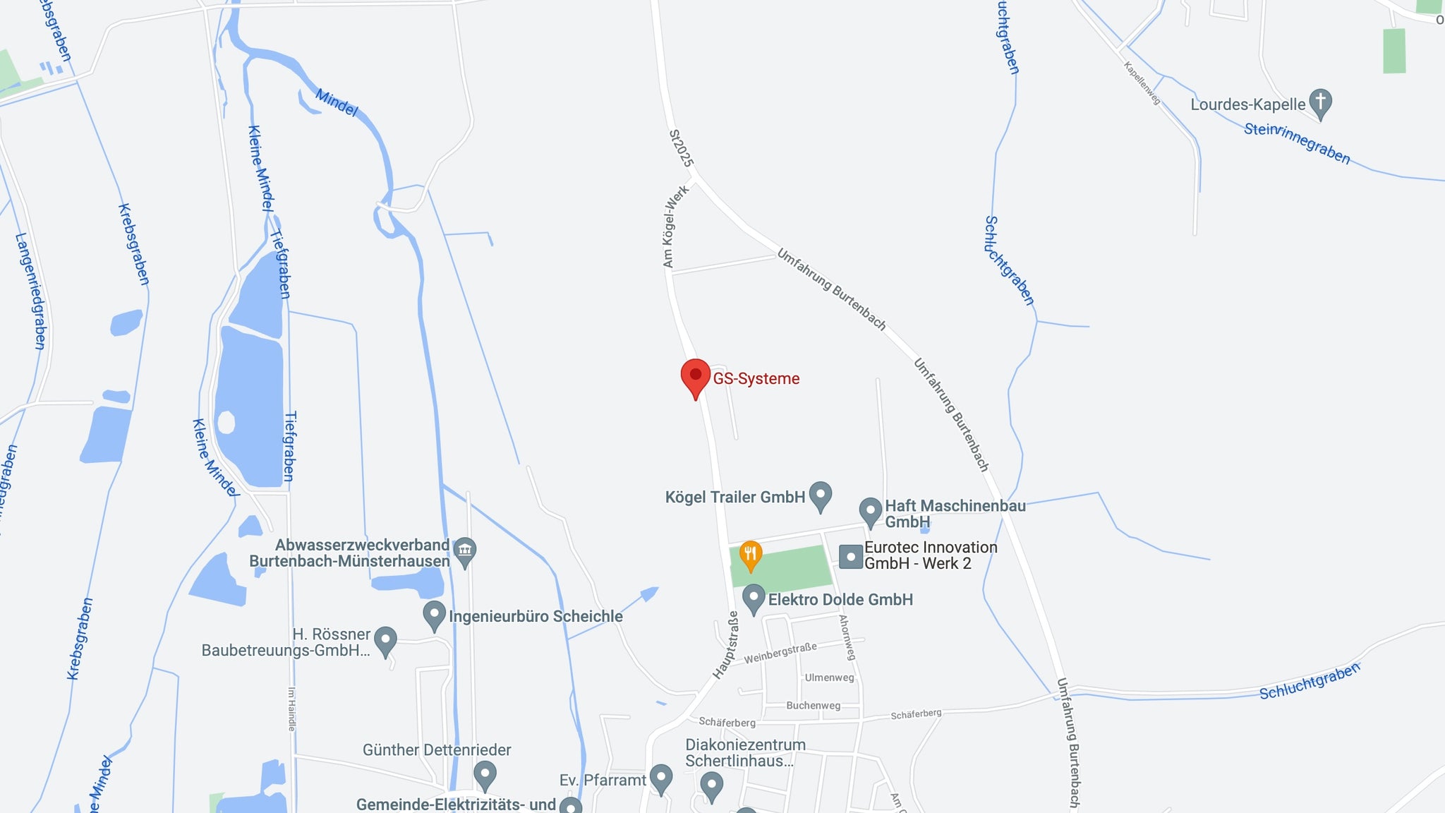 Wegbeschreibung GS-Systeme